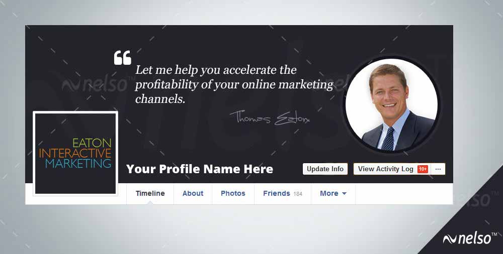 Facebook coverpage template